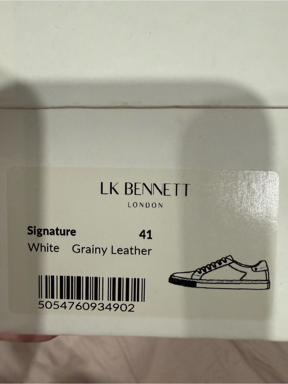 LK Bennett Limited
Signature White Leather Low-Top Sneakers Designer Details - Picture 7 of 8